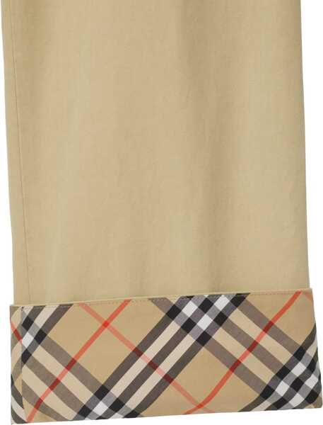 Pantaloni casual Burberry Trousers With Elastic Band BEIGE Barbati (BM 18377311) 2