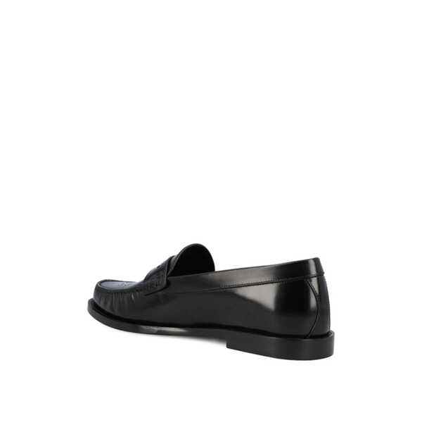 Mocasini Cline Celine Vivienne Bullskin Loafers Black Barbati (BM 18377322) 3