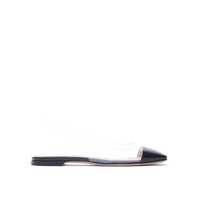 Pantofi fara toc Gianvito Rossi Plexi Slingback Flats Femei