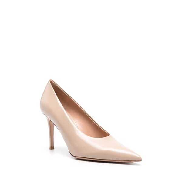 Pantofi cu toc Gianvito Rossi Gianvito Rossi Robbie Leather Pumps Beige Femei (BM 18377331) 2