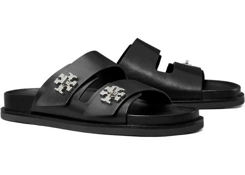 Balerini Tory Burch T Lock Sandal BLACK Femei (BM 18377392) 2