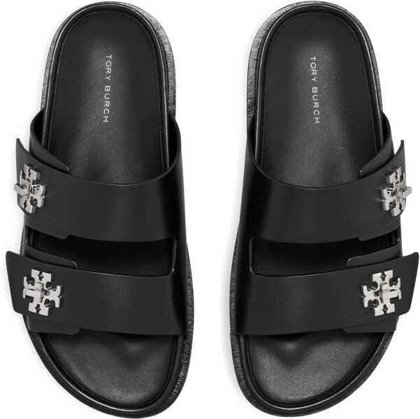 Balerini Tory Burch T Lock Sandal BLACK Femei (BM 18377392) 3