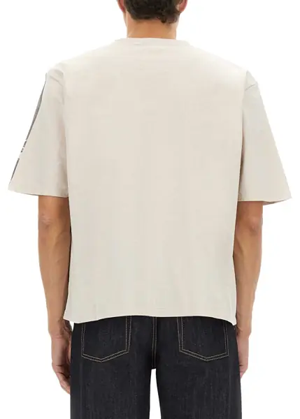 Tricouri Alexander McQueen Cropped T-Shirt GREY Barbati (BM 18377398) 3