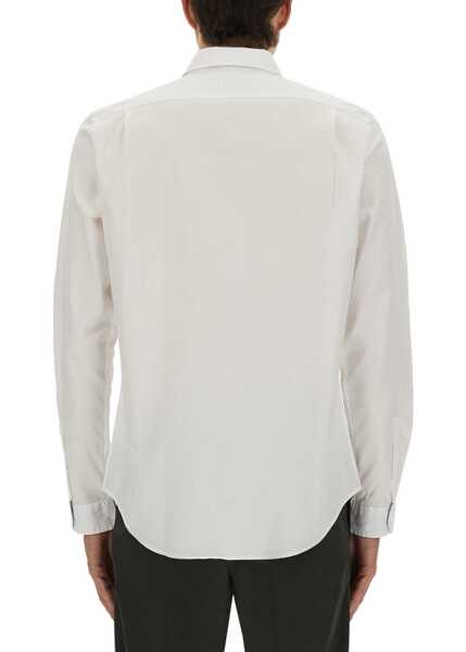 Camasi casual Paul Smith Tailored Fit Shirt WHITE Barbati (BM 18377401) 3