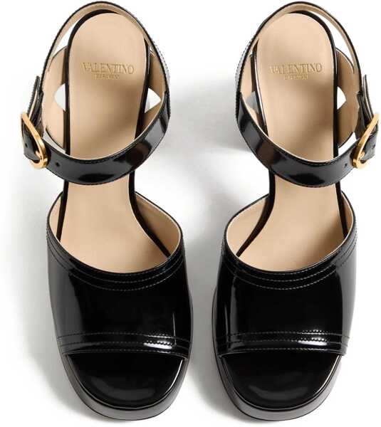 Sandale Valentino Garavani Fawcette Platform Sandal BLACK Femei (BM 18377404) 4