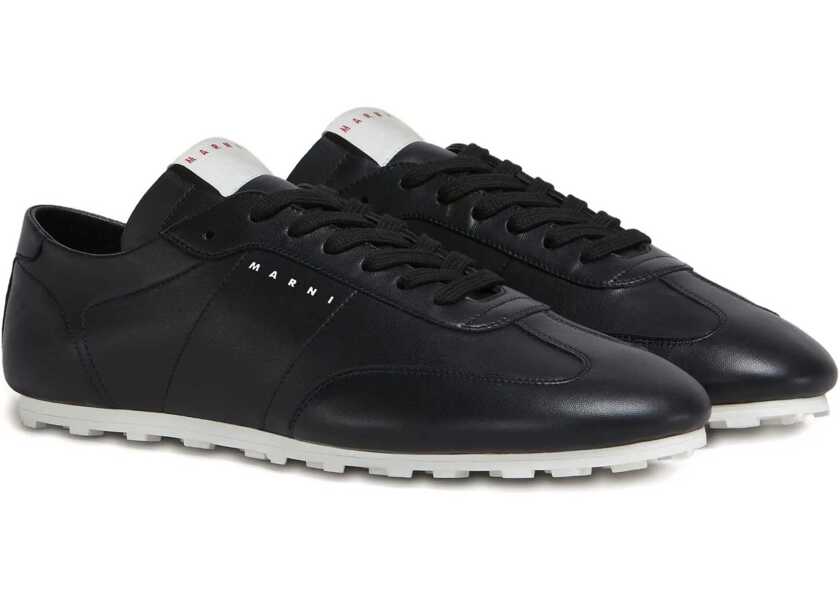 Sneakers Marni Softy Doccer Sneaker BLACK Barbati (BM 18377446) 2