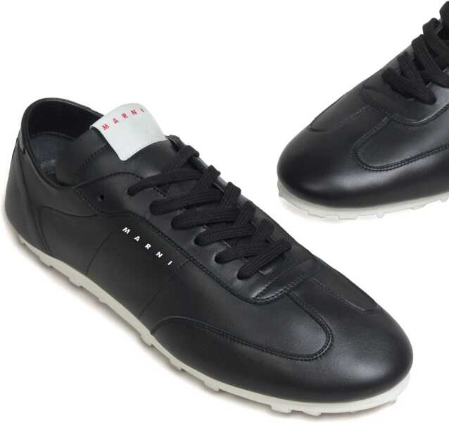 Sneakers Marni Softy Doccer Sneaker BLACK Barbati (BM 18377446) 4