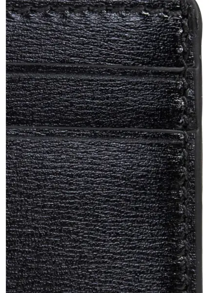 Portofele Alexander McQueen Card Holder With Logo BLACK Femei (BM 18377506) 4