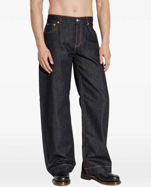 Blugi drepti Alexander McQueen Wide Leg Jeans DENIM Barbati (BM 18377551) 3
