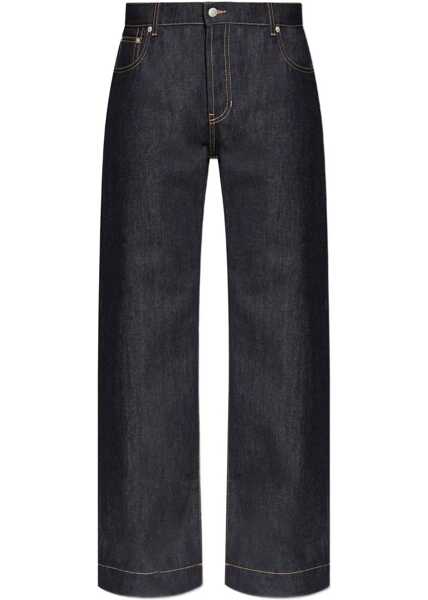 Blugi drepti Alexander McQueen Wide Leg Jeans DENIM Barbati (BM 18377551) 1