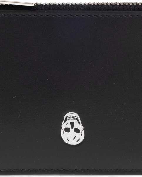 Portofele Alexander McQueen Card Holder Skull BLACK Barbati (BM 18377575) 5