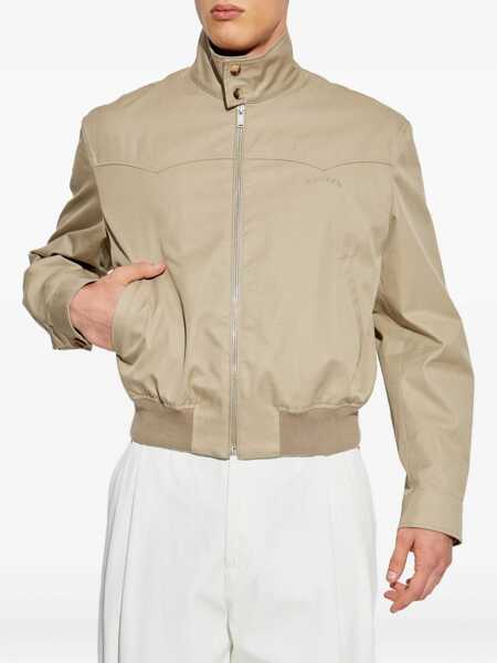 Jachete Alexander McQueen Harrington Cropped Jacket BEIGE Barbati (BM 18377578) 3