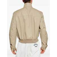 Geci Alexander McQueen pentru Barbati - Jachete Alexander McQueen Harrington Cropped Jacket BEIGE Barbati (BM 18377578) - B-mall.ro
