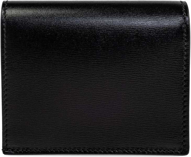 Portofele Alexander McQueen Wallet With Logo BLACK Femei (BM 18377584) 2