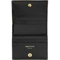 Portofele Dama - Portofele Alexander McQueen Wallet With Logo BLACK Femei (BM 18377584) - B-mall.ro