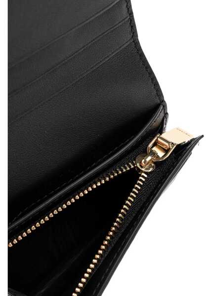 Portofele Alexander McQueen Wallet With Logo BLACK Femei (BM 18377584) 5