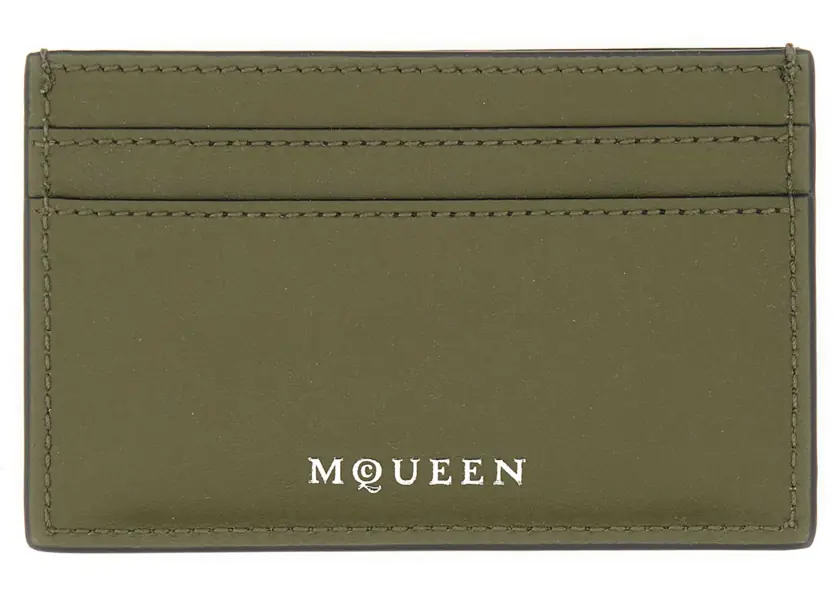 Portofele Alexander McQueen Card Holder Skull BROWN Barbati (BM 18377590) 2