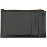 Portofele Dama - Portofele Alexander McQueen Zippered Card Holder BLACK Femei (BM 18377602) - B-mall.ro