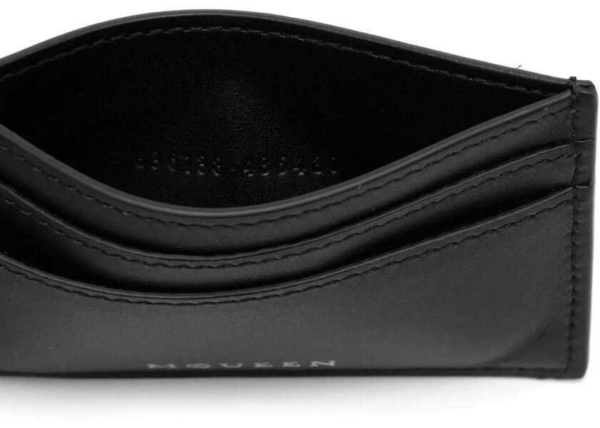 Portofele Alexander McQueen Card Holder Skull BLACK Barbati (BM 18377620) 3