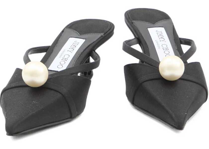 Pantofi cu toc Jimmy Choo Sana Mule 50 BLACK Femei (BM 18377776) 3