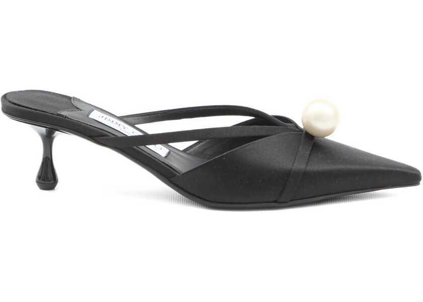 Pantofi cu toc Jimmy Choo Sana Mule 50 BLACK Femei (BM 18377776) 1