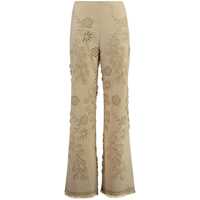 Pantaloni casual Alberta Ferretti Cotton Trousers Femei