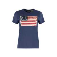 Tricouri Polo Polo Ralph Lauren Cotton Crew-Neck T-Shirt Femei