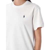 Imbracaminte Ralph Lauren Dama - Tricouri Polo Ralph Lauren Polo Ralph Lauren Relaxed Fit Cotton Jersey T-Shirt WHITE Femei (BM 18378378) - B-mall.ro