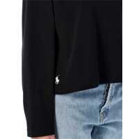 Imbracaminte Ralph Lauren Dama - Tricouri Polo Ralph Lauren Polo Ralph Lauren Shrunken Fit Jersey Long-Sleeve T-Shirt Black Femei (BM 18378402) - B-mall.ro