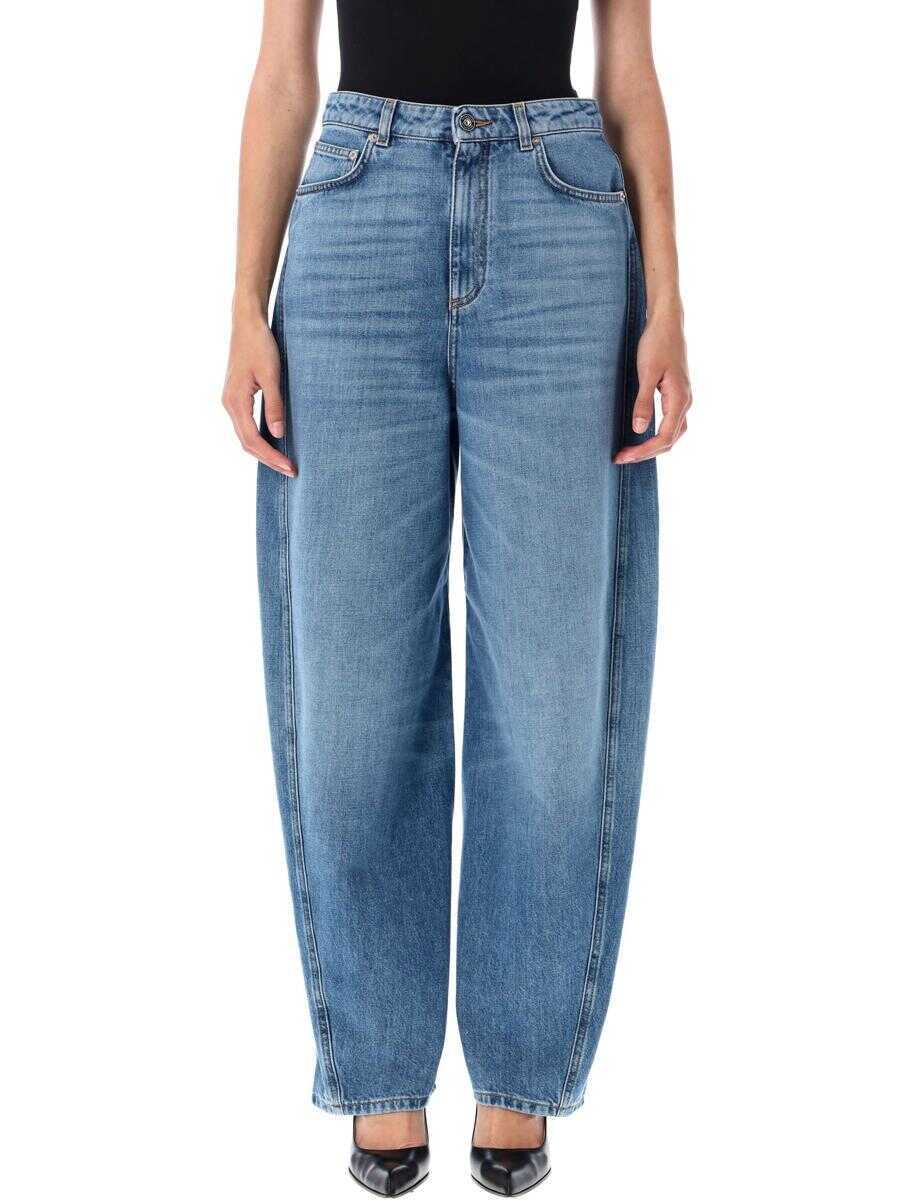 Blugi Givenchy Givenchy Cocoon Denim Pant MEDIUM BLUE Femei (BM 18378453) 1