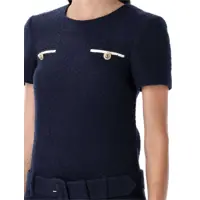 Rochii Self-Portrait Dama - Rochii Self-Portrait Self-Portrait Boucl Mini Dress BLUE Femei (BM 18378495) - B-mall.ro