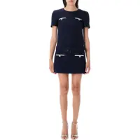 Rochii Self-Portrait Bouclé Mini Dress Femei