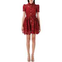 Rochii Self-Portrait Self-Portrait Lace Collared Mini Dress