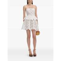 Rochii Self-Portrait Dama pagina 2 - Rochii Self-Portrait Self-Portrait Broderie Mini Dress WHITE Femei (BM 18378543) - B-mall.ro