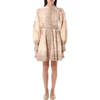 Rochii Zimmermann Illuminate Buttoned Mini Dress Femei