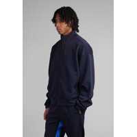 Pulovere adidas Originals pentru Barbati - Pulovere adidas Originals Adidas Originals By Wales Bonner Pique Tt Sweatshirt BLUE Barbati (BM 18379029) - B-mall.ro