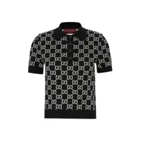 Tricouri Polo Gucci Gg Supreme Wool Polo Shirt Femei