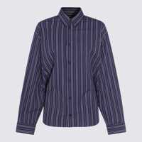 Camasi Balenciaga Navy Cotton Shirt Femei
