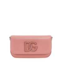 Genti de mana Dolce & Gabbana Pink Leather Top Handle Bag Femei