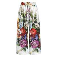 Pantaloni casual Dolce & Gabbana 'Bouquet' Pajama Pants Femei