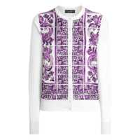 Cardigane Dolce & Gabbana 'Maiolica' Print Cardigan Femei