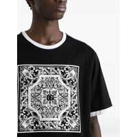 Tricouri Dolce & Gabbana pentru Barbati - Tricouri Dolce & Gabbana Dolce & Gabbana Maiolica Print T-Shirt Multicolor Barbati (BM 18380883) - B-mall.ro
