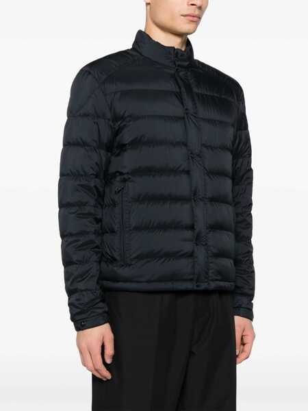 Geci de iarna Moncler Moncler Selves Snap Button Fastening Down Jacket BLUE Barbati (BM 18381357) 3
