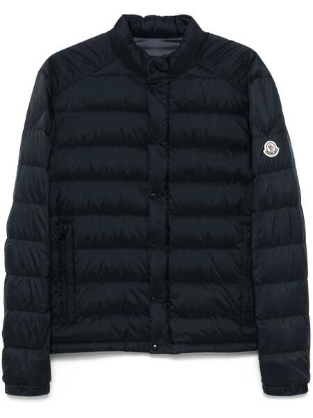 Geci de iarna Moncler Moncler Selves Snap Button Fastening Down Jacket BLUE Barbati (BM 18381357) 1