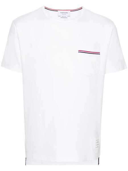 Topuri Thom Browne Thom Browne T-Shirts And Polos WHITE Barbati (BM 18381570) 1