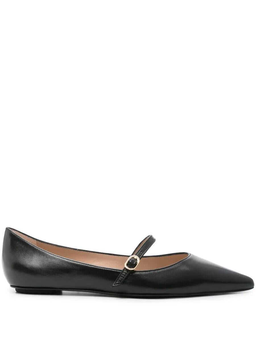 Balerini Stuart Weitzman Stuart Weitzman Emilia Mary Jane Flat Shoes Black Femei (BM 18381972) 1
