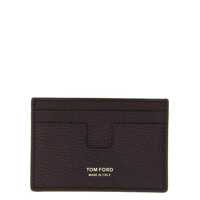 Portofele Tom Ford Logo Leather Cardholder Barbati