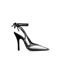 Pantofi cu toc The Attico Venus Chrome Slingback Pumps Femei