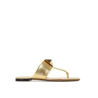 Sandale Valentino Garavani Roman Stud Flat Sandals Femei