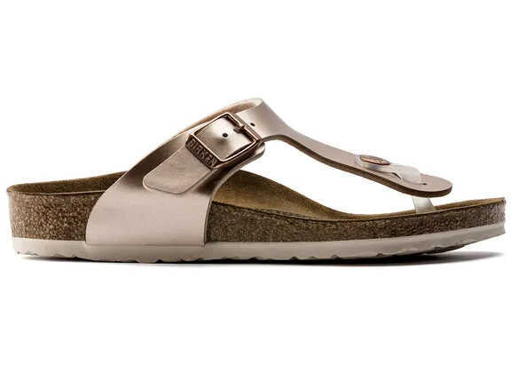 Papuci Birkenstock Gizeh Kids BS Electric Metallic Copper Pink Fete (BM 18382417) 2